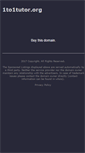 Mobile Screenshot of 1to1tutor.org